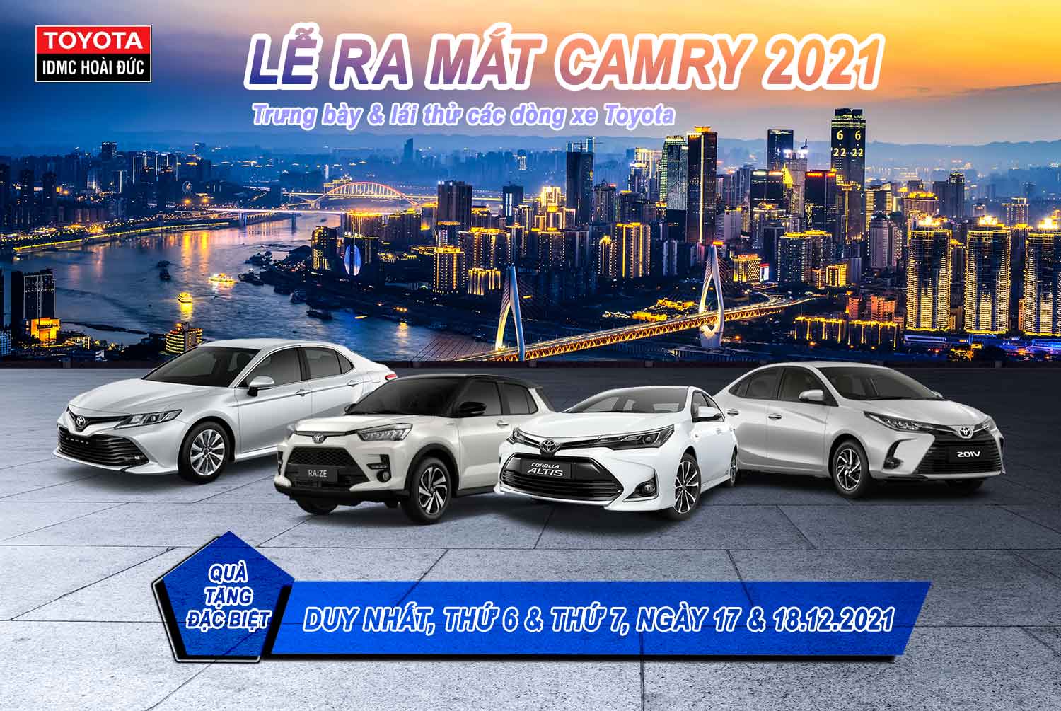 Ra mắt d&ograve;ng xe Toyota Camry