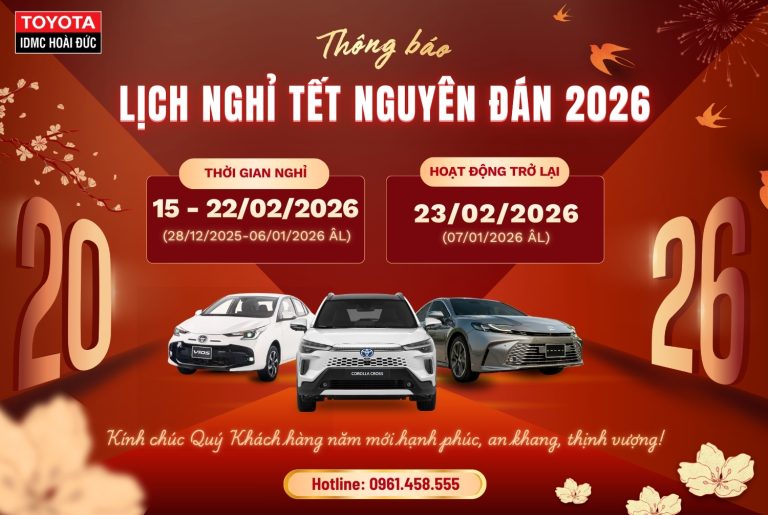 THÔNG BÁO LỊCH NGHỈ TẾT NGUYÊN ĐÁN 2026!