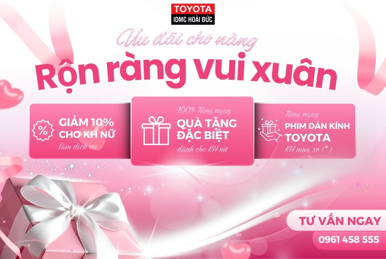 ƯU ĐÃI CHÀO MỪNG QUỐC TẾ PHỤ NỮ 08/03