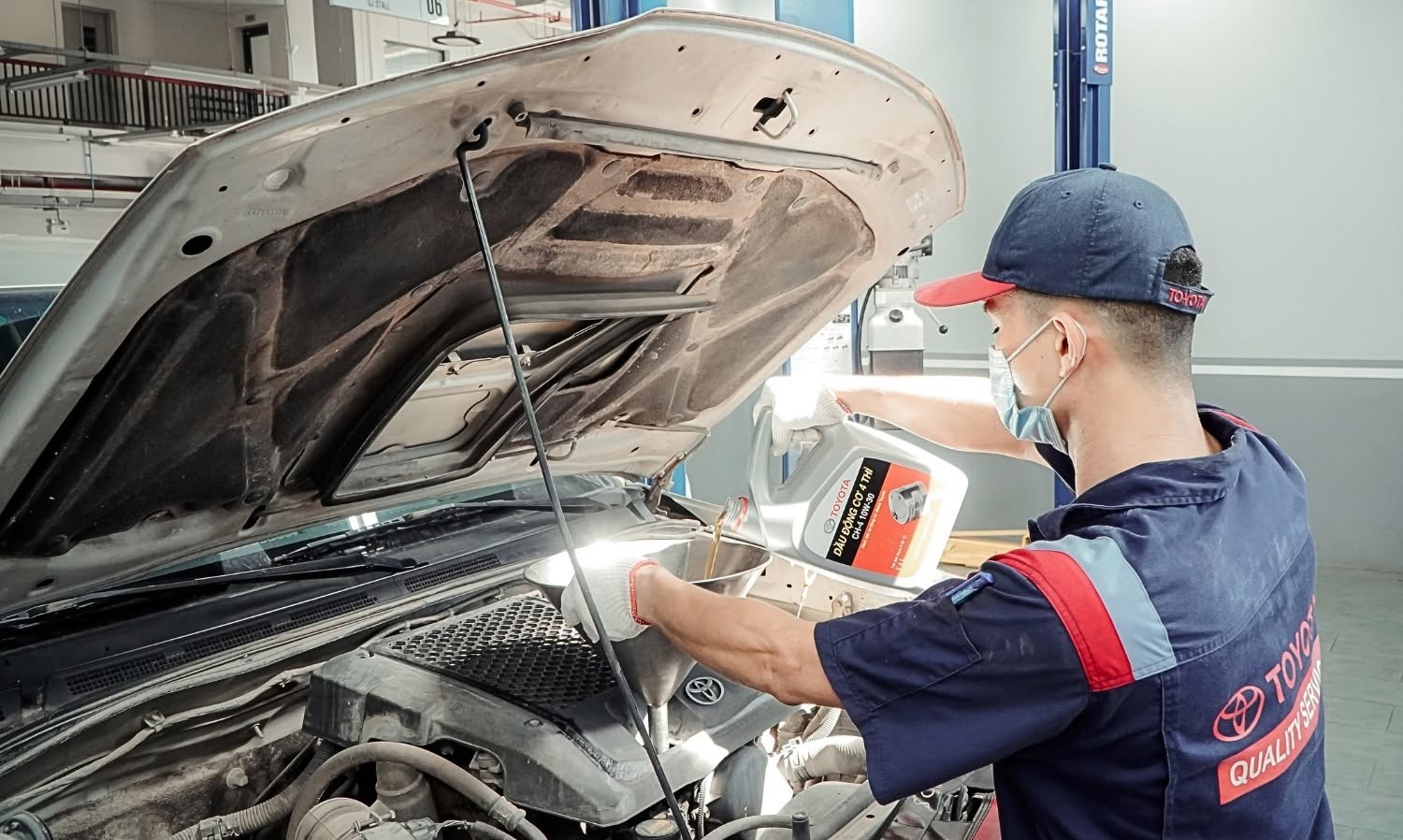 Dầu TMO được thiết kế riêng để bảo vệ các chi tiết máy của xe Toyota.